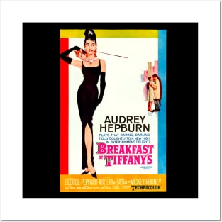 Audrey Hepburn Breakfast at Tiffany's 1961 poster Posters and Art